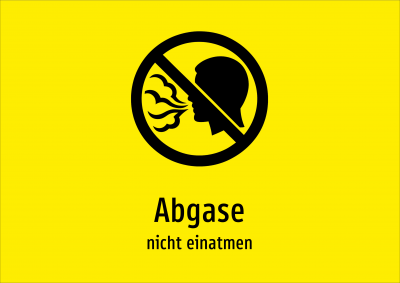 Abgase - nicht einatmen