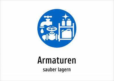 Armaturen - sauber lagern