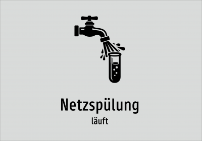 Netzspülung - läuft