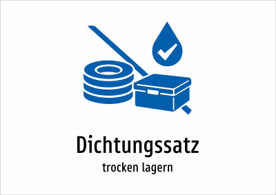 Dichtungssatz - trocken lagern
