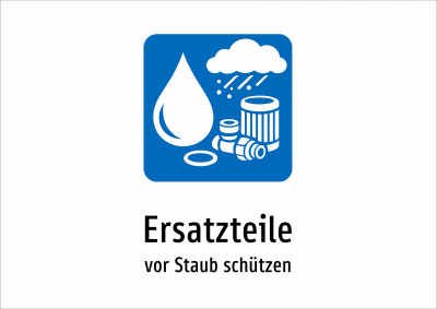 Ersatzteile - vor Staub schützen