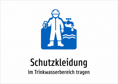 Schutzkleidung - im Trinkwasserbereich tragen
