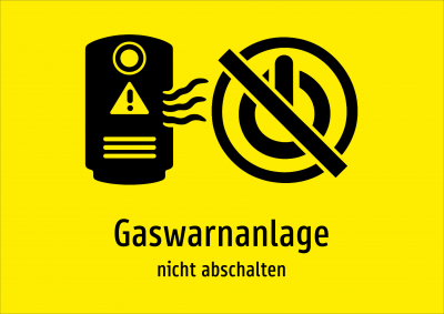 Gaswarnanlage - nicht abschalten