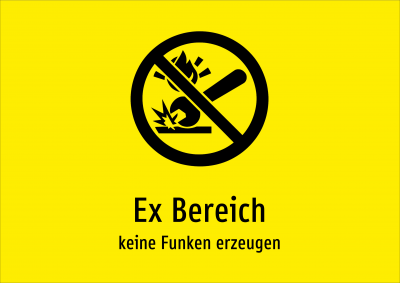 Ex Bereich - keine Funken erzeugen