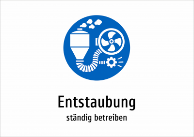 Entstaubung - ständig betreiben