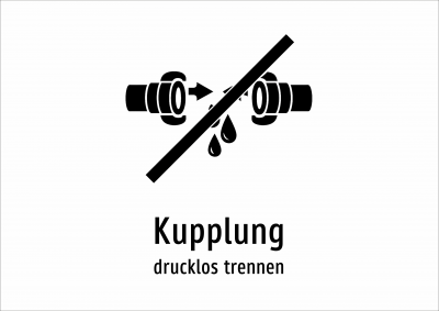 Kupplung - drucklos trennen
