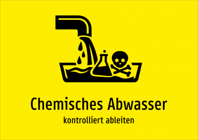 Chemisches Abwasser - kontrolliert ableiten