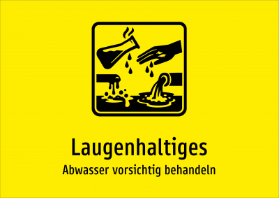 Laugenhaltiges - Abwasser vorsichtig behandeln