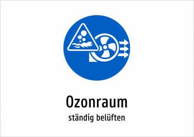 Ozonraum - ständig belüften