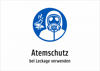 Atemschutz - bei Leckage verwenden
