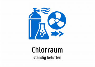 Chlorraum - ständig belüften