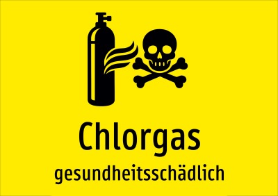 Chlorgas - gesundheitsschädlich