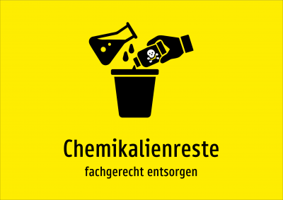 Chemikalienreste - fachgerecht entsorgen