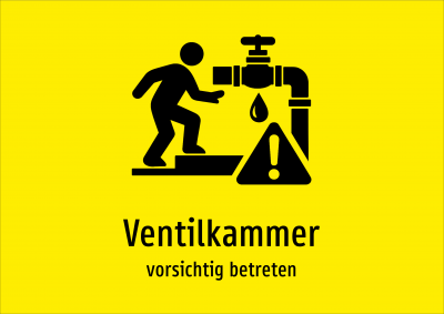 Ventilkammer - vorsichtig betreten