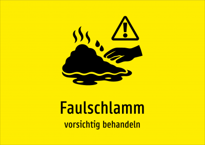 Faulschlamm - vorsichtig behandeln