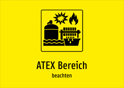 ATEX Bereich - beachten