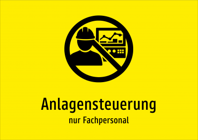 Anlagensteuerung - nur Fachpersonal