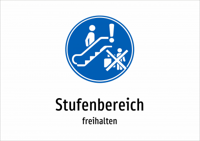 Stufenbereich - freihalten