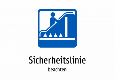 Sicherheitslinie - beachten