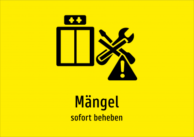 Mängel - sofort beheben