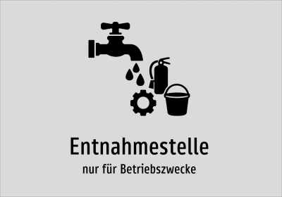 Entnahmestelle - nur für Betriebszwecke