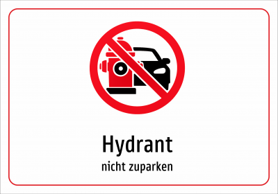 Hydrant - nicht zuparken