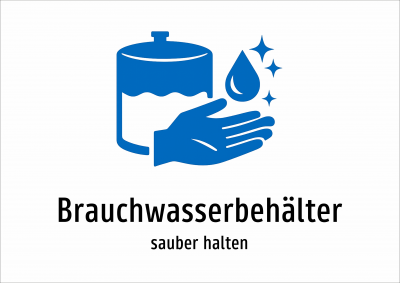 Brauchwasserbehälter - sauber halten