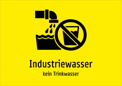 Industriewasser - kein Trinkwasser