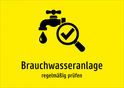 Brauchwasseranlage - regelmäßig prüfen