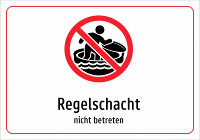 Regelschacht - nicht betreten
