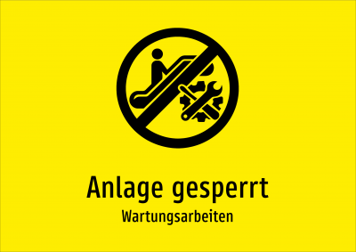 Anlage gesperrt - Wartungsarbeiten