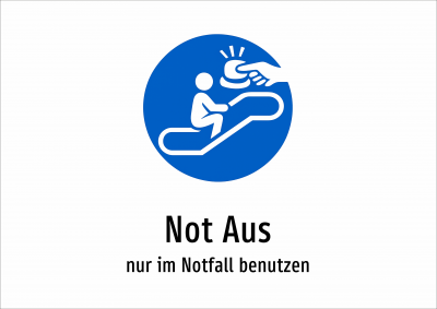 Not Aus - nur im Notfall benutzen