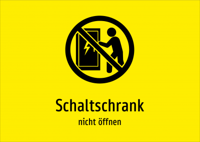 Schaltschrank - nicht öffnen