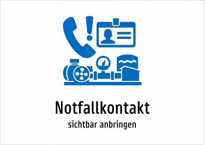 Notfallkontakt - sichtbar anbringen