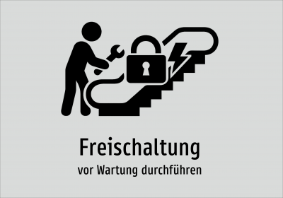 Freischaltung - vor Wartung durchführen