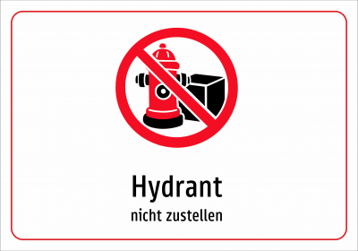 Hydrant - nicht zustellen