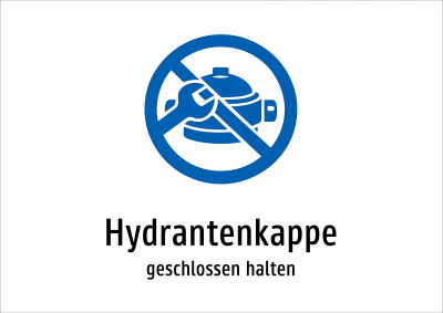 Hydrantenkappe - geschlossen halten