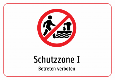 Schutzzone I - Betreten verboten