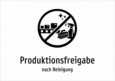 Produktionsfreigabe - nach Reinigung