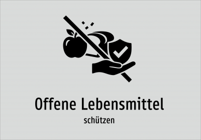 Offene Lebensmittel - schützen