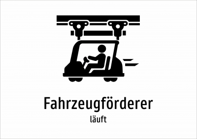 Fahrzeugförderer - läuft