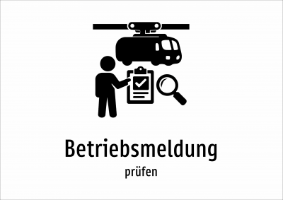 Betriebsmeldung - prüfen