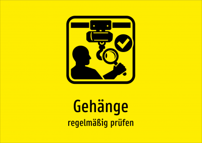 Gehänge - regelmäßig prüfen