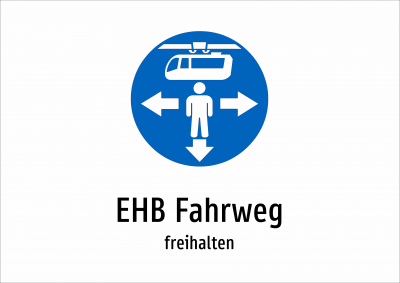 EHB Fahrweg - freihalten