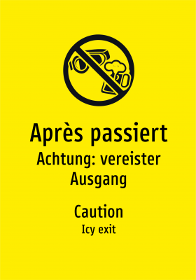 Après passiert - Achtung: vereister Ausgang