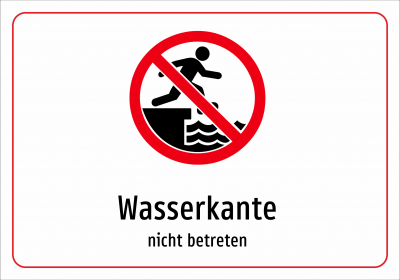 Wasserkante - nicht betreten