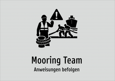 Mooring Team - Anweisungen befolgen