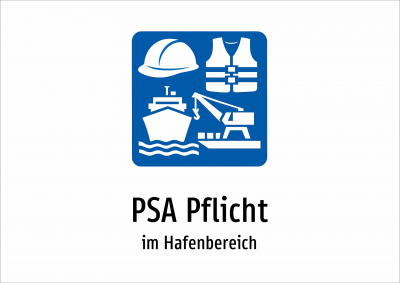 PSA Pflicht - im Hafenbereich