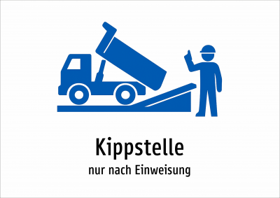 Kippstelle - nur nach Einweisung