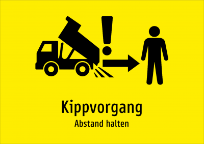Kippvorgang - Abstand halten